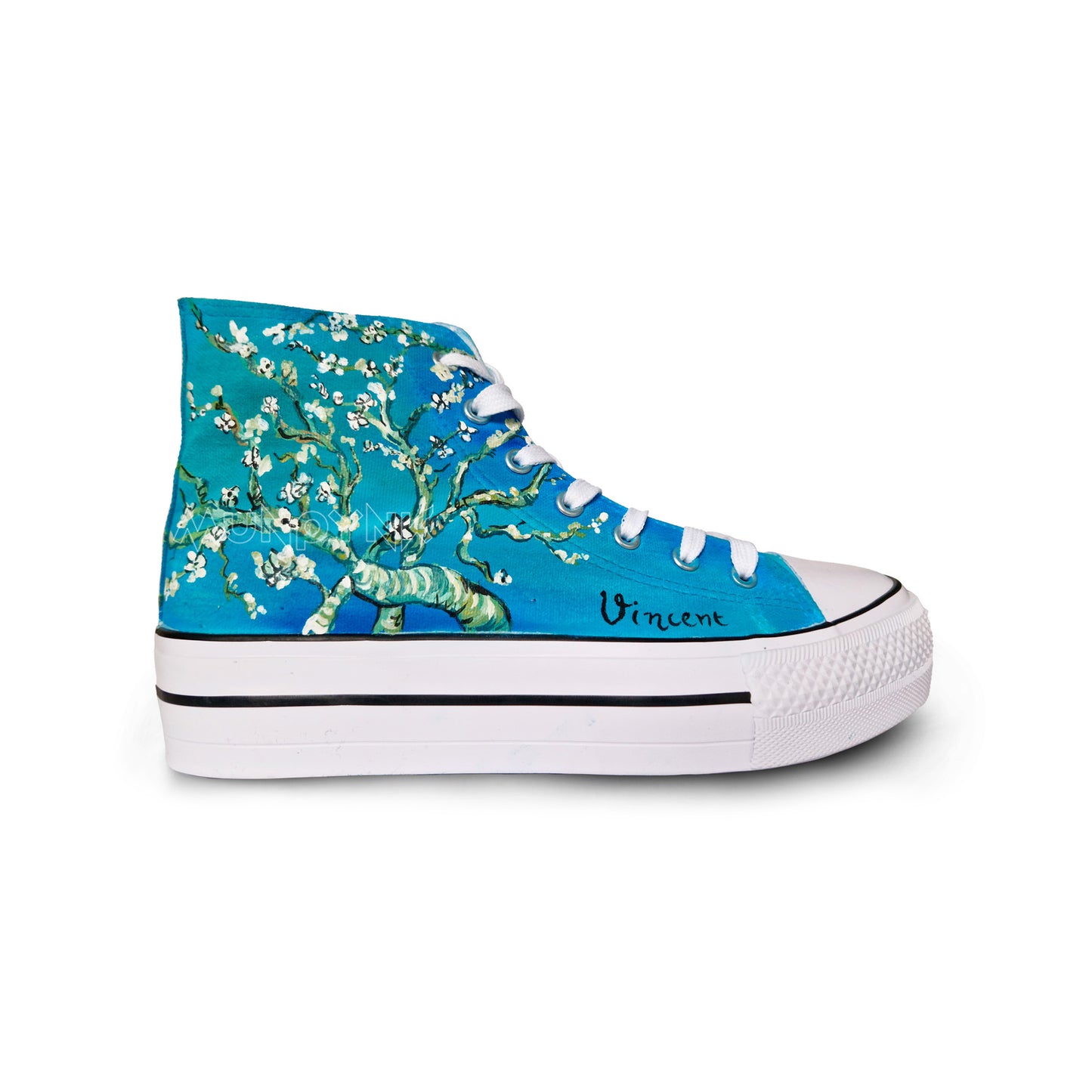Platform Shoes / Van Gogh 'Almendro en Flor'