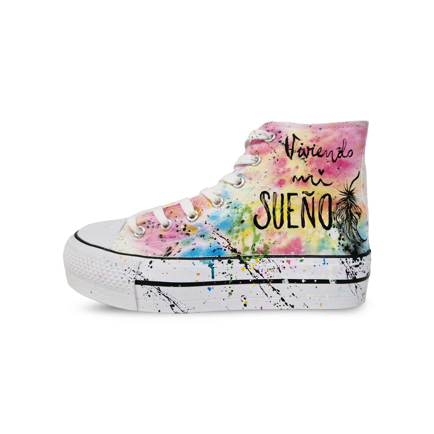 Zapatillas Pintadas Platform / Atrapasueños