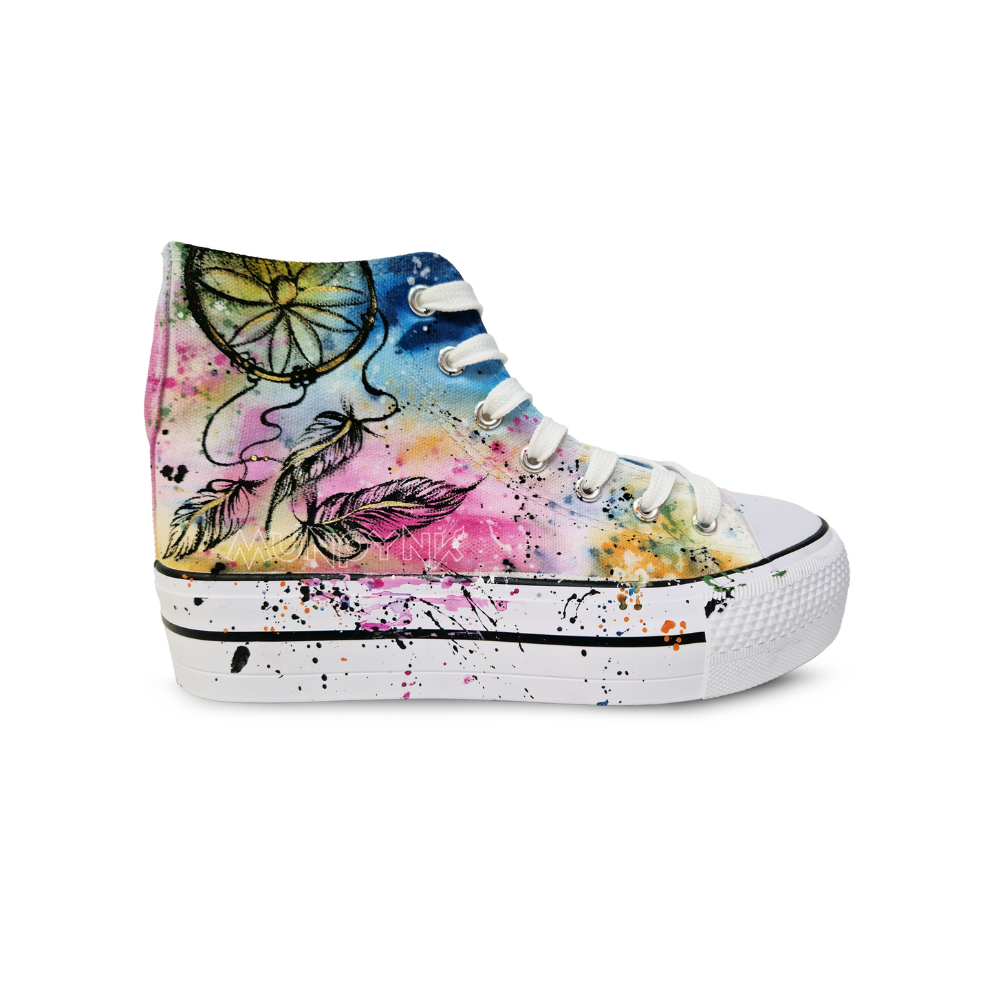 Zapatillas Pintadas Platform / Atrapasueños