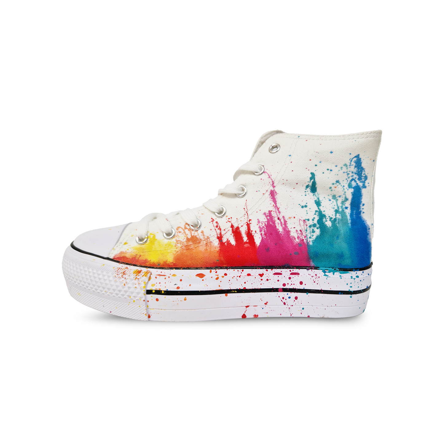 Zapatillas Pintadas Platform / Arcoìris
