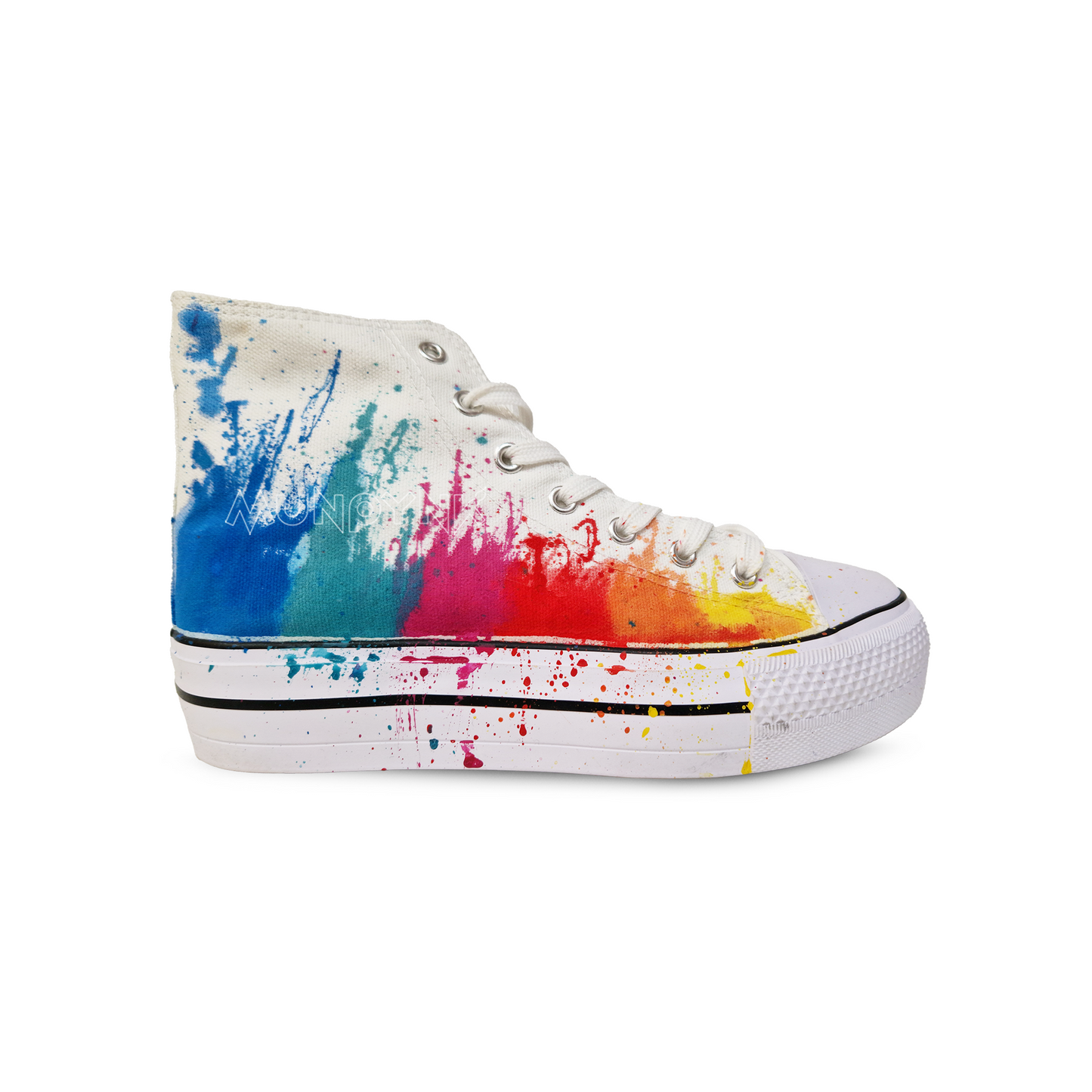 Zapatillas Pintadas Platform / Arcoìris