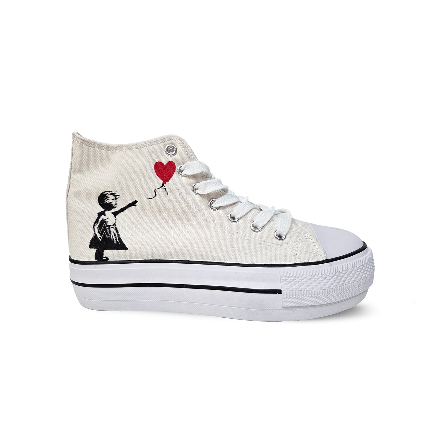 Zapatillas Pintadas Platform / BANKSY
