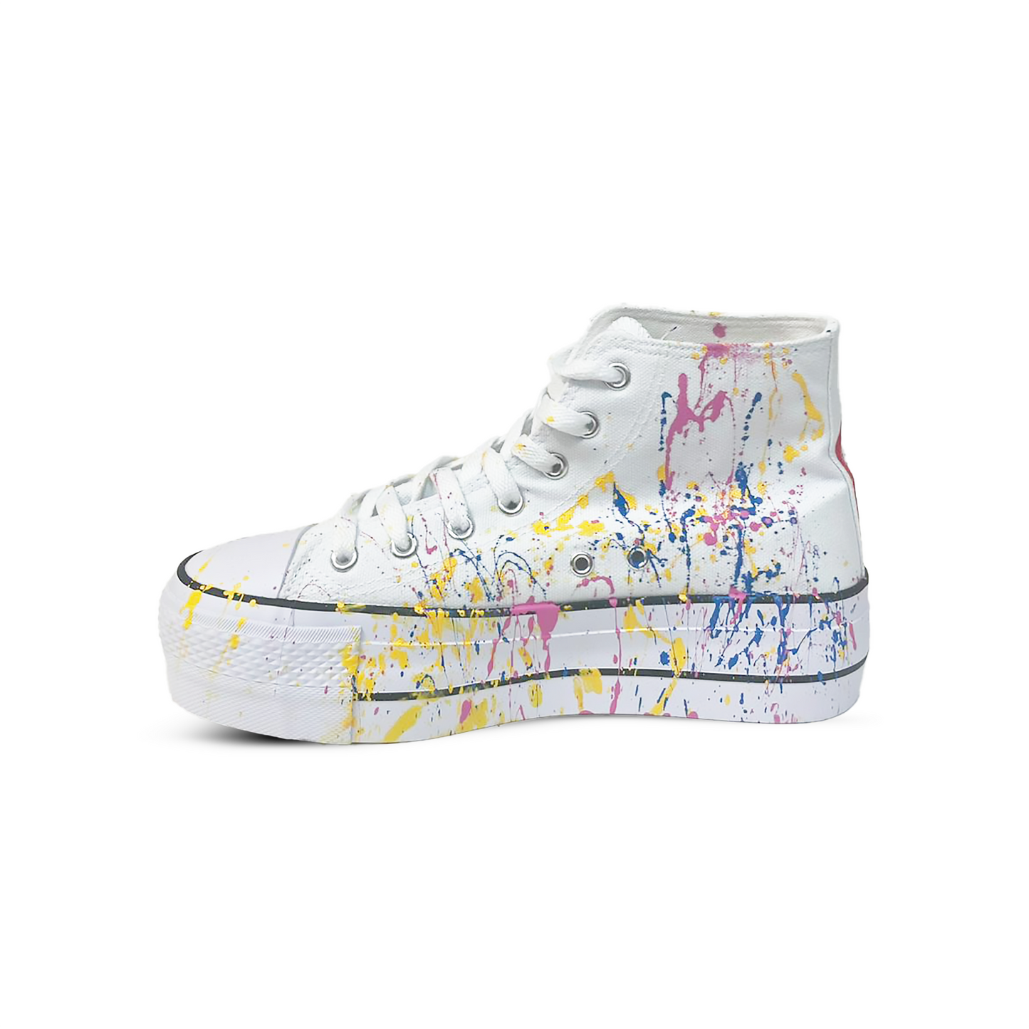 Zapatillas Pintadas Platform / Splatter Amor