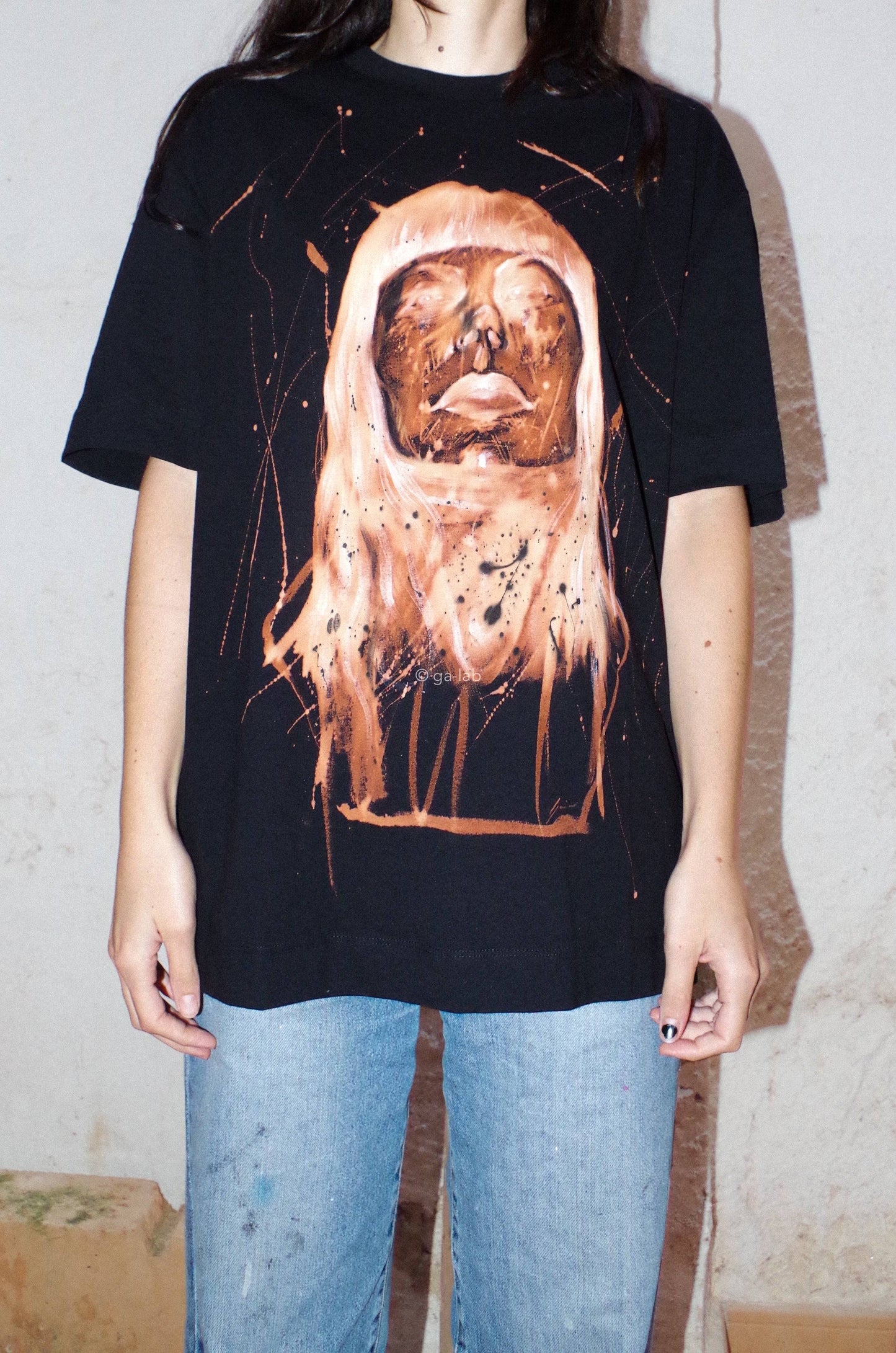 GA-lab x Munpynk / Bleachy T-Shirt n.2 - MUNPYNK