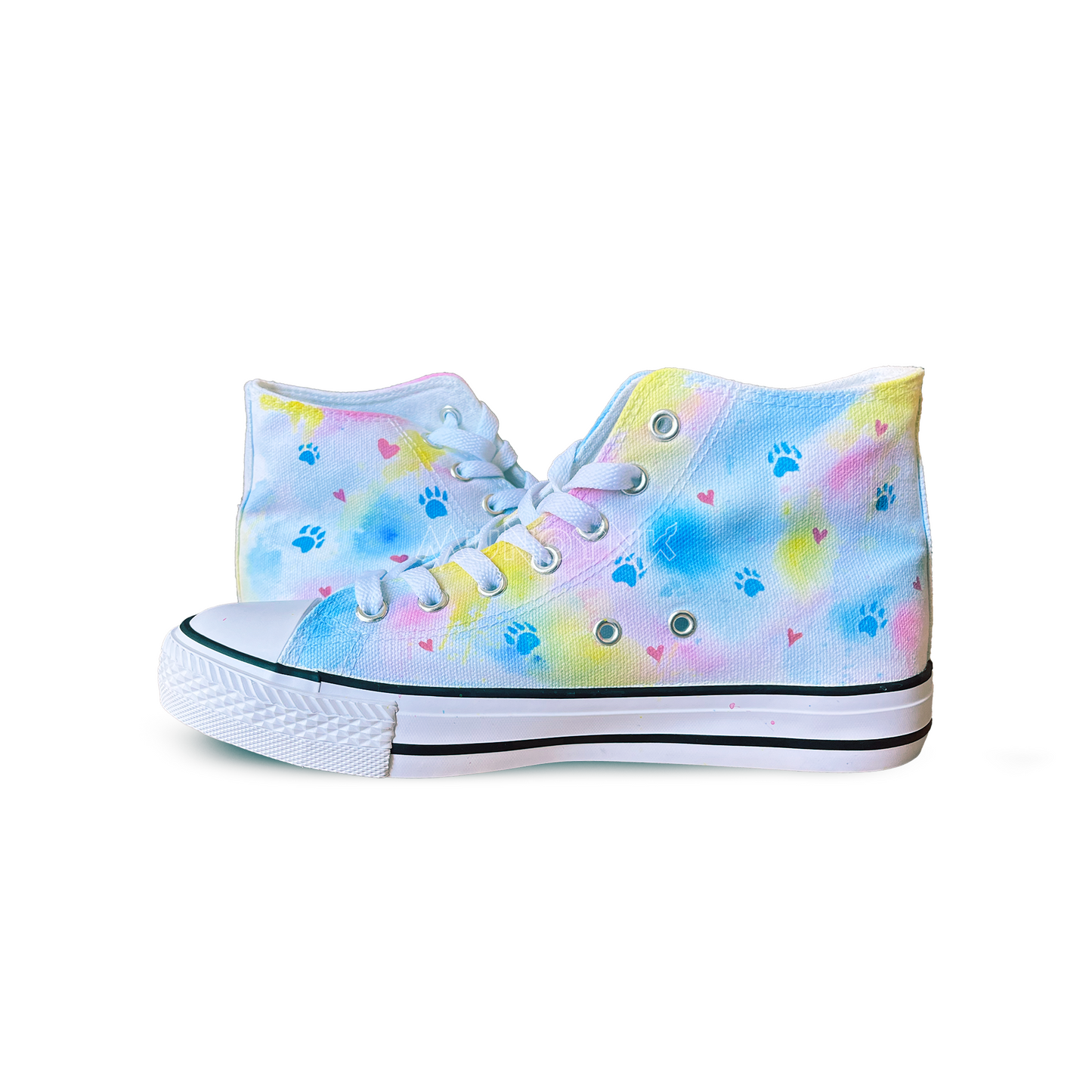 Zapatillas Pintadas / Mascota Doble Retrato