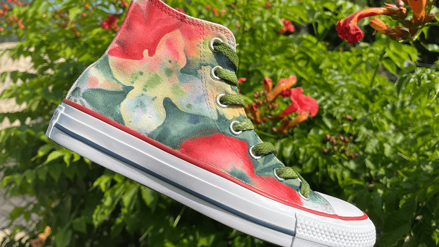 Zapatillas pintada / Poppy - MUNPYNK