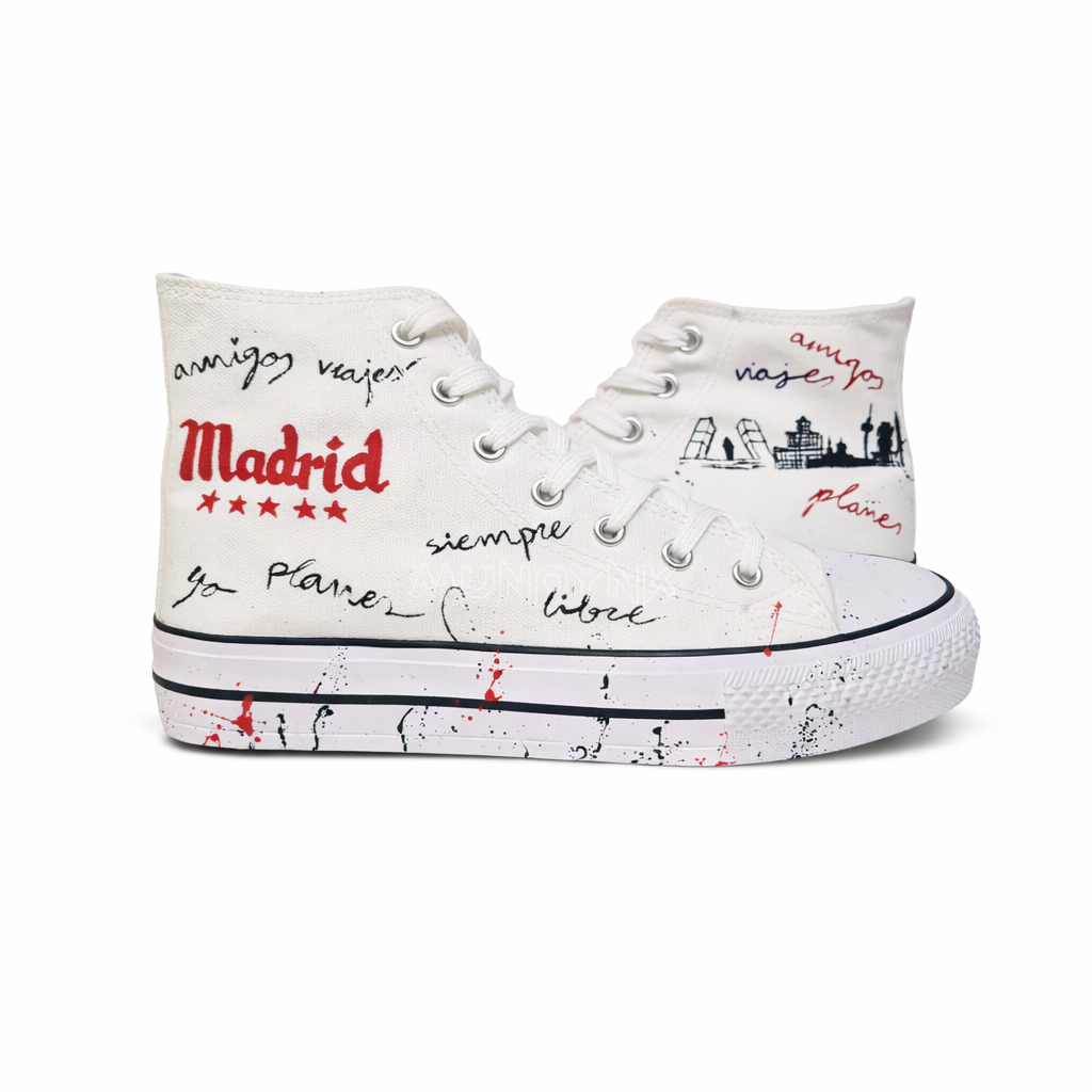 Zapatillas Pintadas / Madrid Skyline