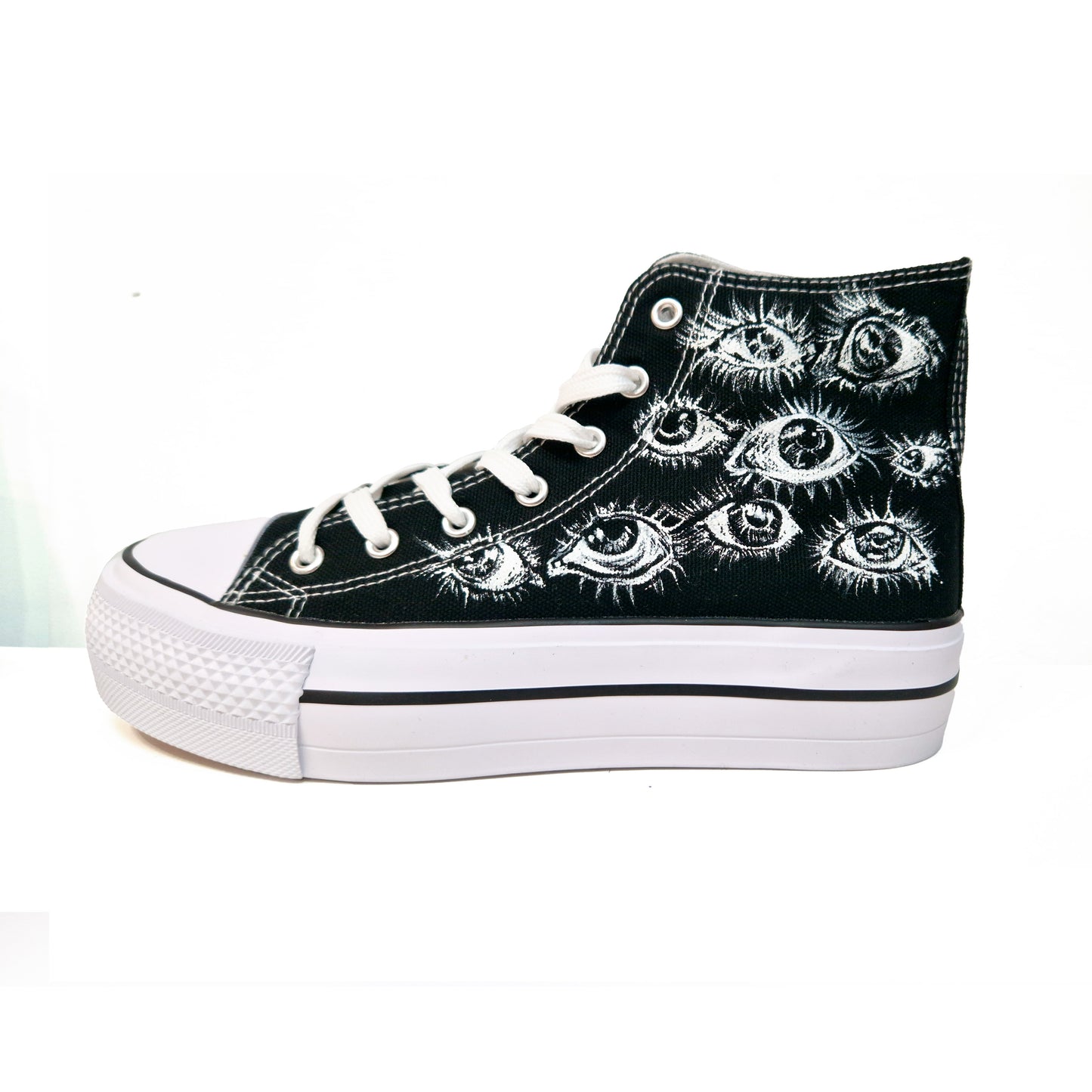 Zapatillas Pintadas Platform / Eyes on you! / Black