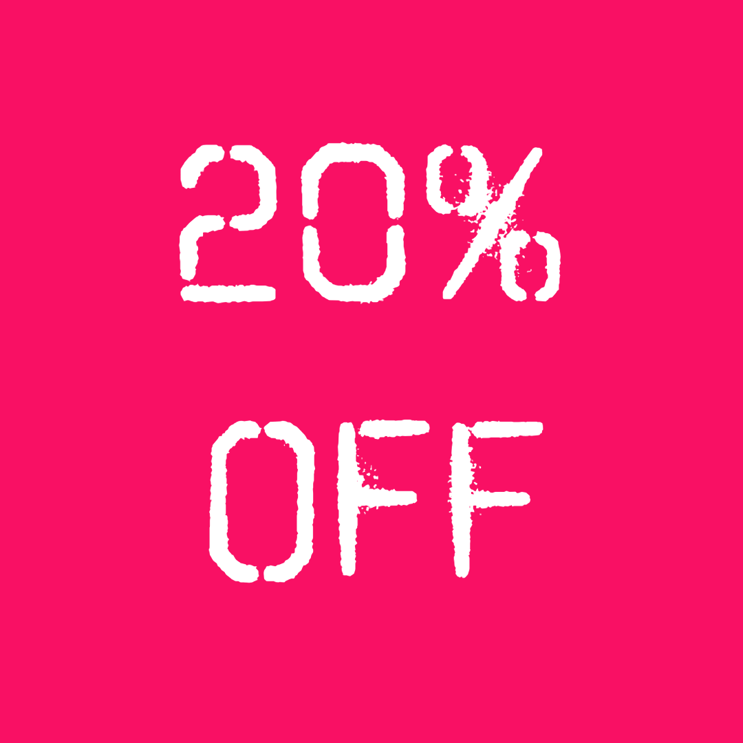 20% off zapatillas customizada
