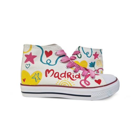 Zapatillas Pintadas Platform / Madrid Colourful