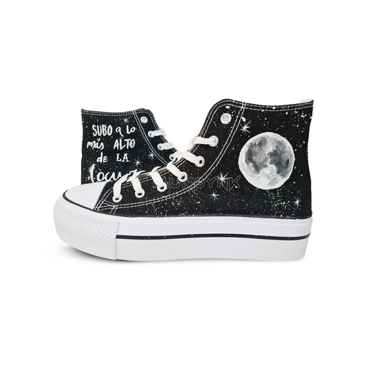 Zapatillas Pintadas Platform / Locura