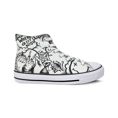 Zapatillas Pintadas Munpynk / Nevermind B&W