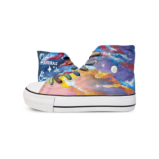 Zapatillas Pintadas Platform / Colourful Sky