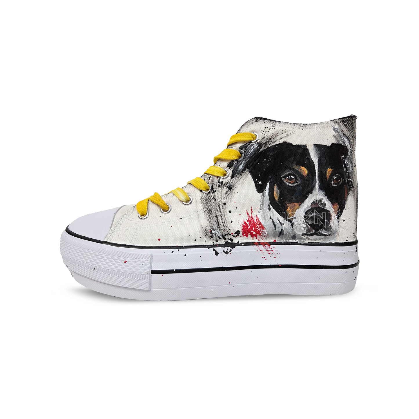 Zapatillas Pintadas Platform  / Mascota Retrato Perros