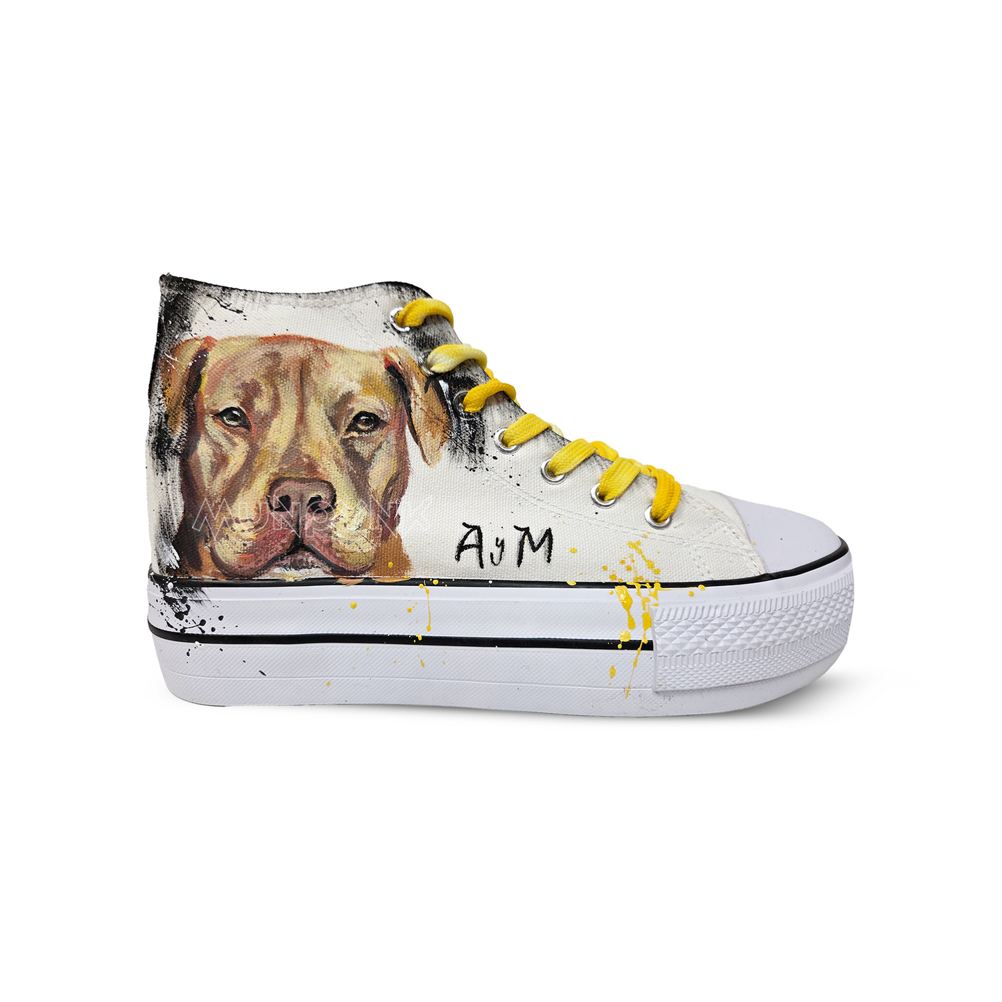 Zapatillas Pintadas Platform  / Mascota Retrato Perros