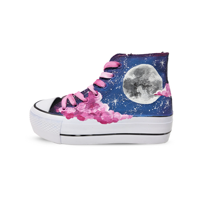 Zapatillas Pintadas a Mano Platform  /  Soñar Despierta Galaxy