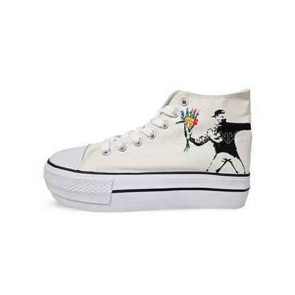 Zapatillas Pintadas Platform / BANKSY