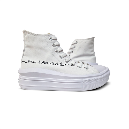 Converse Design Boda  - Nombres con Patitas
