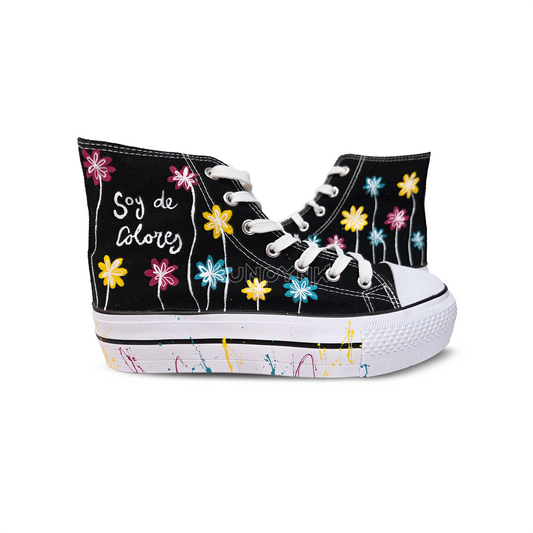Zapatillas Pintadas Platform / Soy de Colores