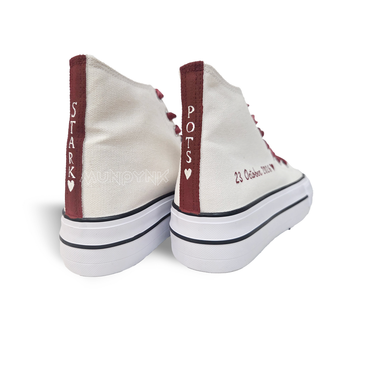 Zapatillas Pintada Platform  / Minimal Boda