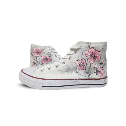Zapatillas Pintadas  / flores de cerezo