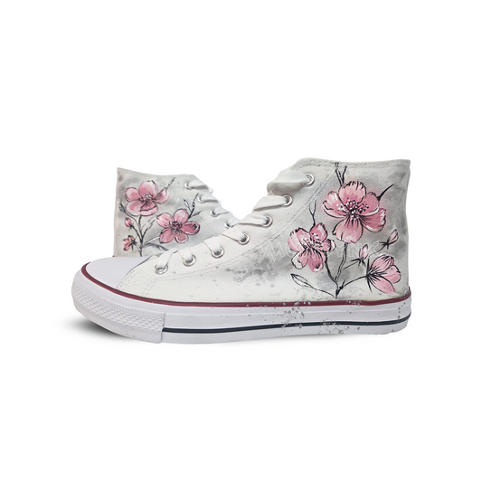 Zapatillas Pintadas  / flores de cerezo