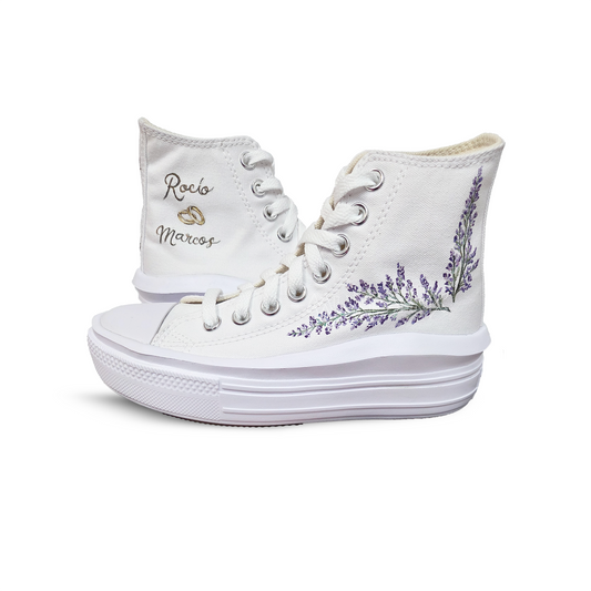 Converse Design Boda  - Anillos y Nombres