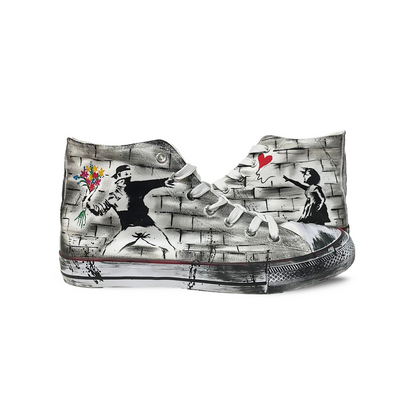 Zapatillas Pintadas a Mano / BANKSY GIRL