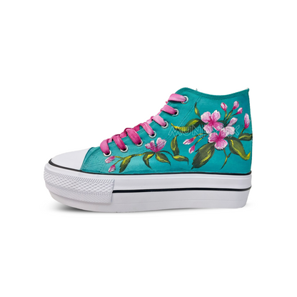 Zapatillas pintada  / Frida Kahlo Retrato