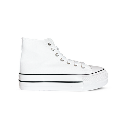 Zapatillas Blanca Plataforma para Personalizar - Mujer