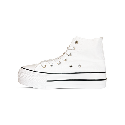 Zapatillas Blanca Plataforma para Personalizar - Mujer