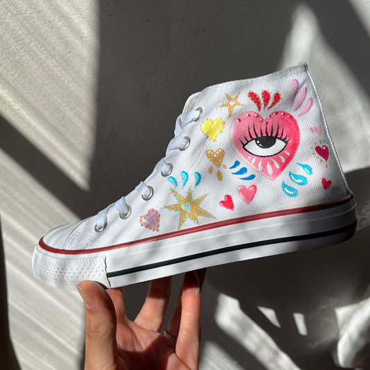 Zapatillas pintadas Kids / Viva La Vida! Pasteles