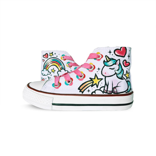 Zapatillas Pintadas Munpynk / Unicorn Rainbow