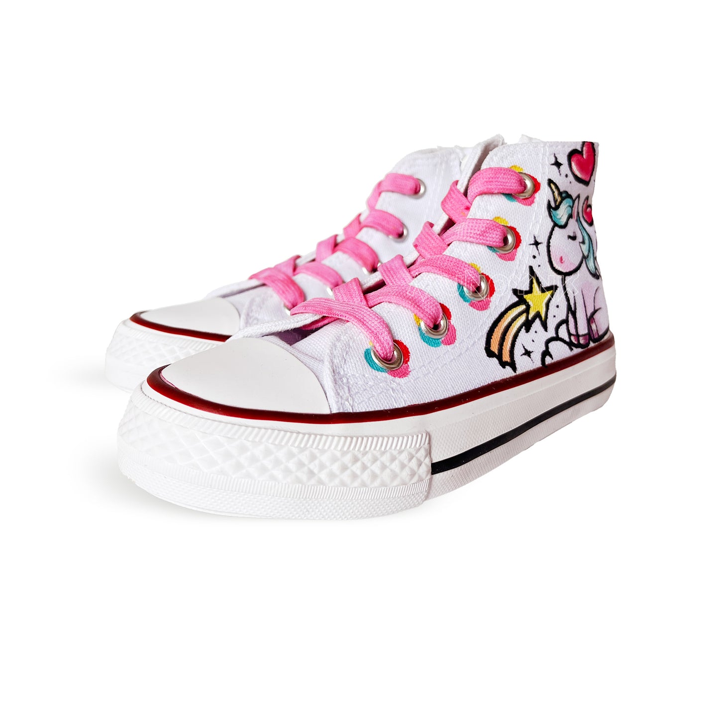 Zapatillas Pintadas Munpynk / Unicorn Rainbow