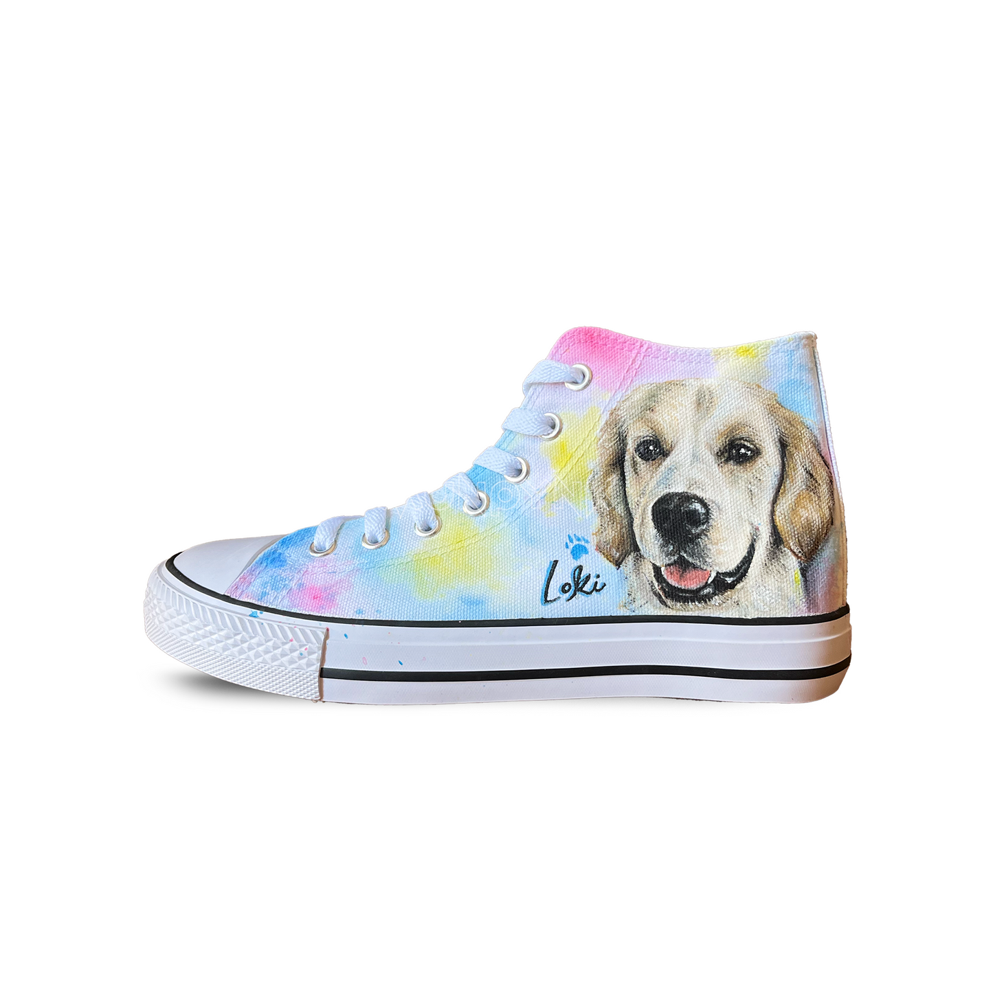 Zapatillas Pintadas  / Mascota Doble Retrato