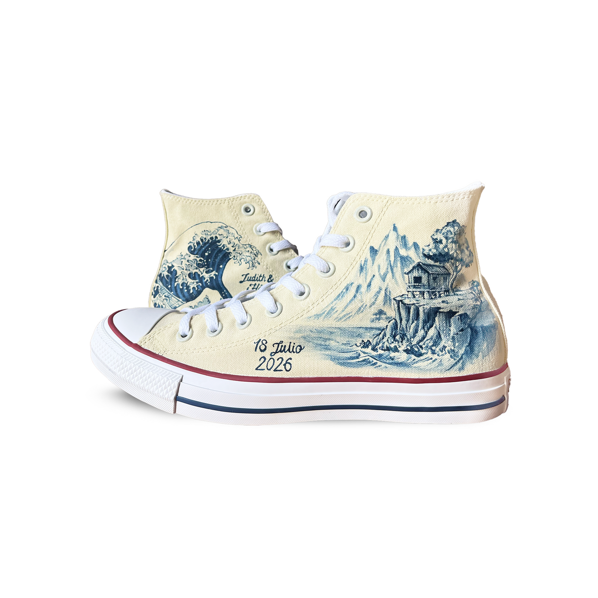 Converse Design - Ola de Hokusai