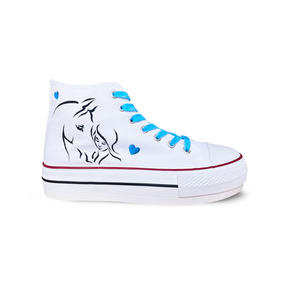 Zapatillas Pintada Platform  / Pingüinos in love