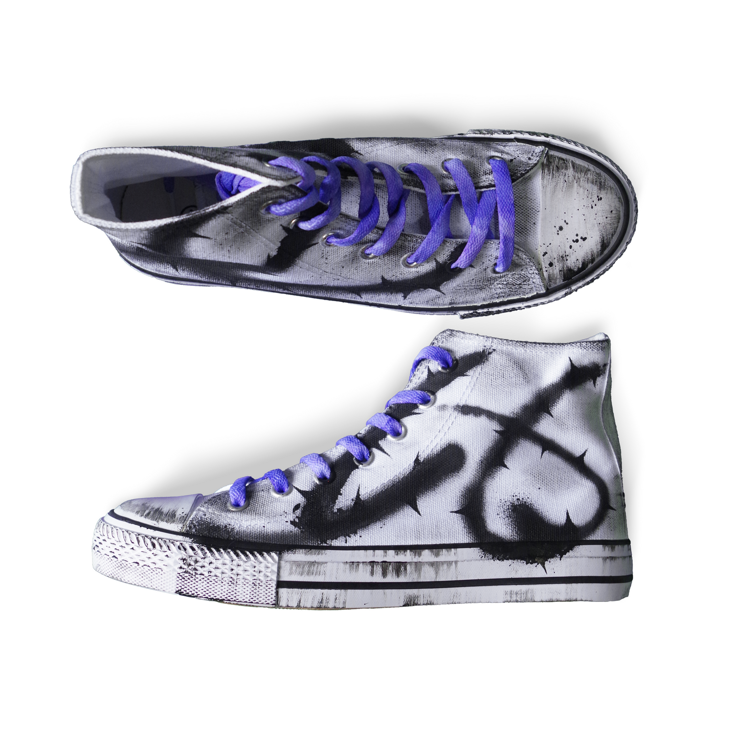 Zapatillas Pintadas a Mano / Unisex / Espinas Spray