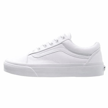 zapatillas tela vans blanca
