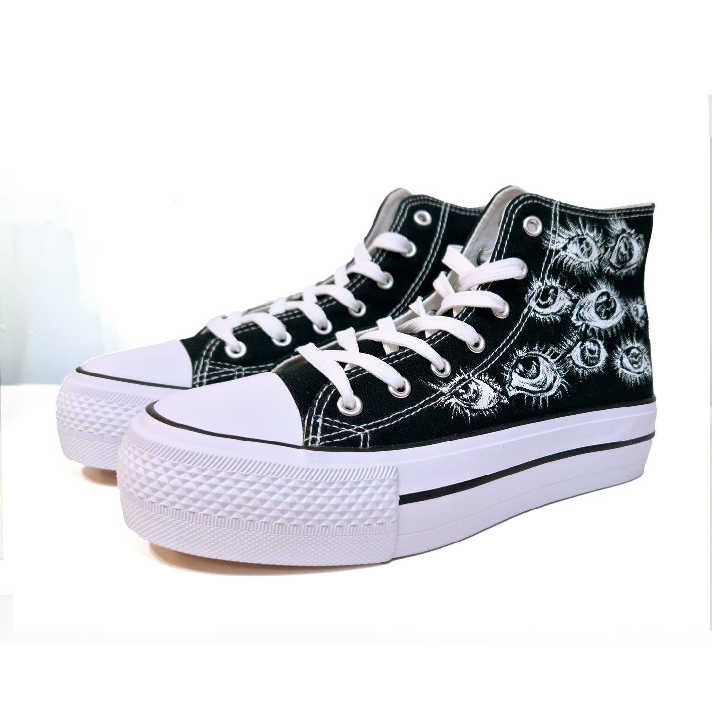 Zapatillas Pintadas Platform / Eyes on you! / Black