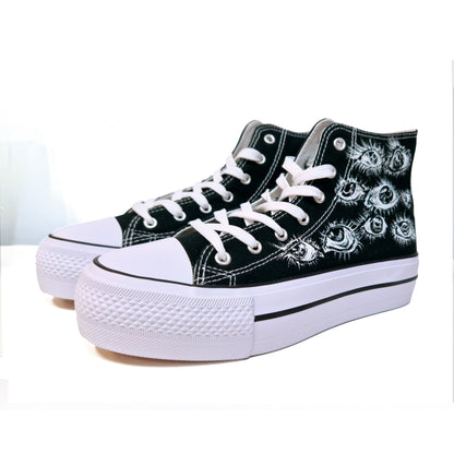 Zapatillas Pintadas Platform / Eyes on you! / Black