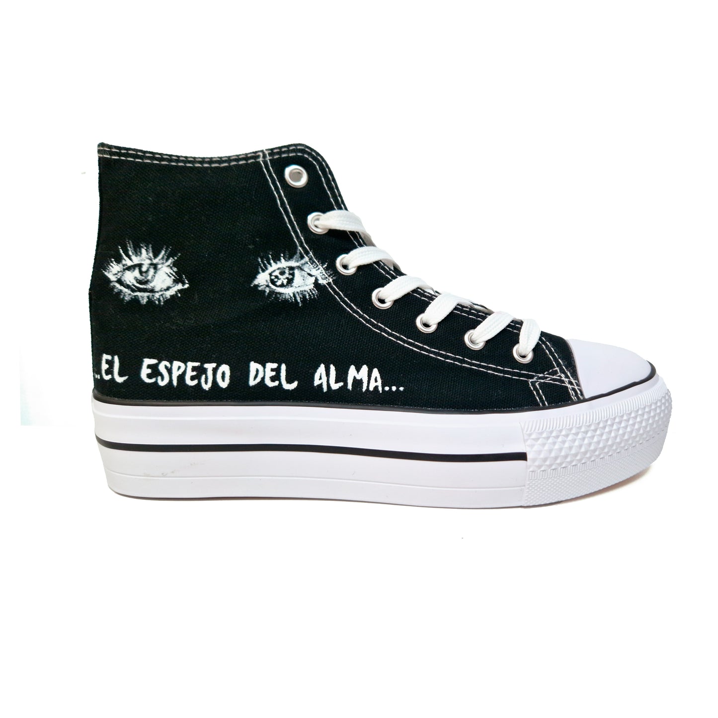 Zapatillas Pintadas Platform / Eyes on you! / Black